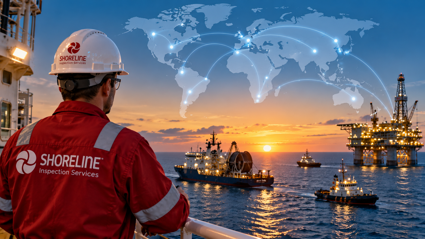 Shoreline Inspection Services global offshore inspection coverage across international subsea projects
